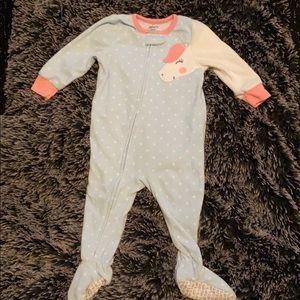 One piece fleece pajamas